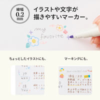 リヒトラブ リヒトmyfa推し活ライフログデコレーションマーカーペンミントグリーン PN102-19 1セット(1本×10)（直送品）