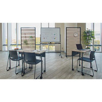 ストア・エキスプレス パーソナルテーブル グレーオーク 幅65×奥行45×高さ72cm 6924-160 1台 61-830-87-3（直送品）