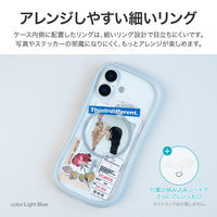 iPhone 17 耐傷・耐衝撃ハイブリッドケース  ダークグレー MagSafeアクセサリが使える 挟み込みシート付 ストラップホール付（直送品）