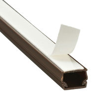 オーム電機 テープ付ABSモール 1号 60cm チョコ 2本入 09-1001 1セット(2本入)（直送品）