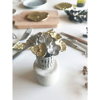 キーストーン フルーツフォーク 10.5cm ピック タンポポ アルミニウム ゴールド 404342 1個（直送品）