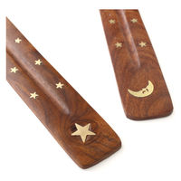 トモ・コーポレーション 香立 シーシャム香立てフラット 木製 ムーン 407669 1個（直送品）