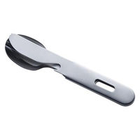 佐藤金属興業 アウトドアカトラリー 全3種 栓抜き付 キャンプSFKセット 419359 1個（直送品）