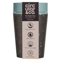 アイティインターナショナル 水筒 約 227ml CircularCup SDGs ブルー 422581 1個（直送品）