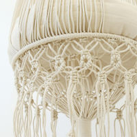 トモ・コーポレーション ハンモック マクラメ編み キャットハンギングベッド ドレープ 猫 424336 1個（直送品）