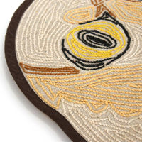 トモ・コーポレーション 玄関マット 41×48cm 室内 ねこ フェイス スナネコ 428158 1個（直送品）