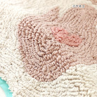 トモ・コーポレーション 玄関マット 45×51cm 室内 動物 ミケネコ 432346 1個（直送品）