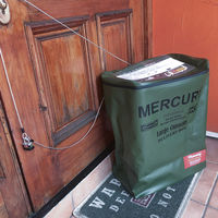 キーストーン 宅配ボックス デリバリーボックス マーキュリー 折りたたみ カーキ 448086 1個（直送品）