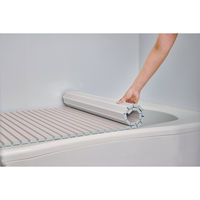 ミエ産業 風呂ふた シャッター Ag抗菌 日本製 75×110cm 用 L-11 実寸75×112cm モカグレー 475840 1個（直送品）