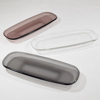 合同会社ビランク おしぼりトレー アクリル クリアー 5枚入×1セット クリア 479591 1個（直送品）