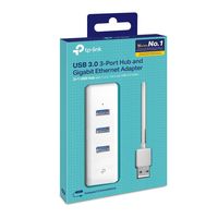 TP-LINK パソコンアクセサリー 2in1 USB＆有線LANアダプター UE330 JP