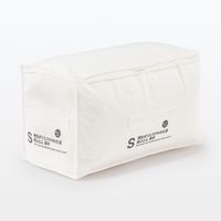 無印良品 防ダニ 再生ポリエステルわた混掛ふとん 厚手 Ｓ １５０×２１０ｃｍ 良品計画