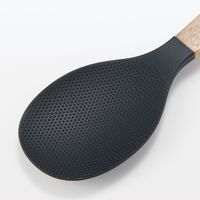 無印良品 木柄 シリコーン 立てられるしゃもじ 約長さ２２ｃｍ 良品計画