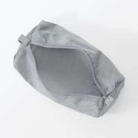 無印良品 ポリエステルたためる仕分けケース 筒形 グレー Ｓ 約１１×１１×２６ｃｍ 良品計画