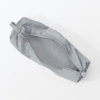 無印良品 ポリエステルたためる仕分けケース 筒形 グレー Ｍ 約１１×１１×３８ｃｍ 良品計画