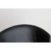 【軒先渡し】東馬 ARM ラウンド(回転)チェア ブラック 54685250 1台（直送品）