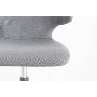 【軒先渡し】東馬 TMレイド ワークチェア グレー 54687230 1台（直送品）