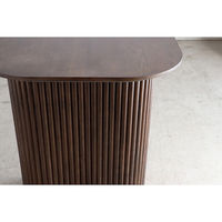 【軒先渡し】東馬 UP ロペス ダイニングテーブル 幅1800×奥行800×高さ720mm ダークブラウン 54689670 1台（直送品）