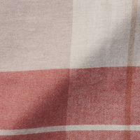 無印良品 綿フランネル掛ふとんカバー Ｓ １５０×２１０ｃｍ用 赤チェック 良品計画