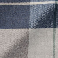 無印良品 綿フランネル掛ふとんカバー Ｓ １５０×２１０ｃｍ用 ネイビーチェック 良品計画