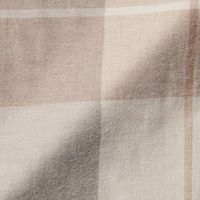 無印良品 綿フランネルまくらカバー５０×７０ｃｍ用 ベージュチェック 良品計画