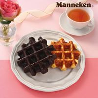 〈マネケン〉ベルギーワッフル詰合せ 14個入 1箱 三越伊勢丹 紙袋付 手土産 ギフト 手土産 洋菓子 お菓子