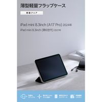 エレコム iPad mini ケース 8.3インチ(A17 Pro) マグネット式 TB-A25SWVNV 1個