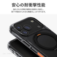 iPhone 17 Pro UNIQ 回転式リングスタンド付き Magsafe対応 ケース  クリア（直送品）