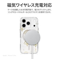 iPhone 17 Pro Max Coehl ストラップループ付属 ワイヤレス充電対応 ケース  スパークリングシルバー（直送品）