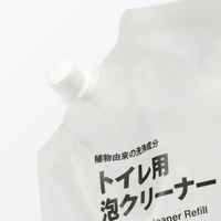 無印良品 植物由来の洗浄成分 トイレ用泡クリーナー 詰替え用 １０５０ｍｌ 良品計画