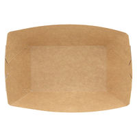 シモジマ HEIKO クラフトフードトレー 深型 S 004537036 1セット(1セット(100枚入)×10)（直送品）