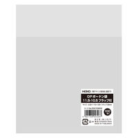 シモジマ HEIKO OPボードン袋 11.5ー10.5 フラップ付 006729809 1セット(1セット(100枚入)×10)（直送品）