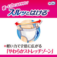 ライフリー 長時間あんしんうす型パンツ 大人用紙おむつ LL 4回吸収 1セット（48枚入：24枚入×２パック） ユニ・チャーム