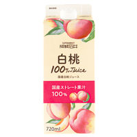 成城石井 国産白桃ジュース 720ml 1セット（12本）