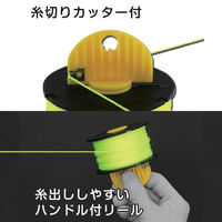 たくみ ミエール水糸カッター付ハンドル 蛍光ピンク 太 4854 1個（直送品）