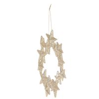 クリスマス　スターリースオーナメント(ゴールド) LAKOLE/ラコレ