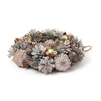 クリスマス　ドライリース(23cm) ナチュラル LAKOLE/ラコレ