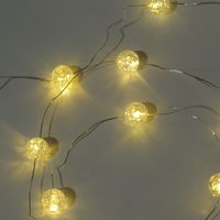 クリスマス　LED グリッター(クラック) ホワイト LAKOLE/ラコレ