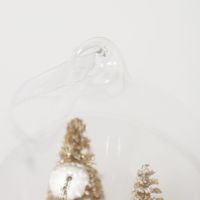 クリスマス　LEDガラスドームオーナメント(S) LAKOLE/ラコレ