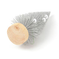 クリスマス　ラメミニツリー シルバー LAKOLE/ラコレ