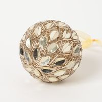 【アウトレット】クリスマス　ボールオーナメント(M) ゴールド LAKOLE/ラコレ