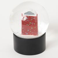 クリスマス　スノードーム(L) スノーマン LAKOLE/ラコレ