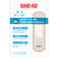 【アウトレット】【Goエシカル】訳あり バンドエイド 防水 Mサイズ 40枚 1箱 絆創膏（ばんそうこう）