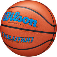 Wilson(ウイルソン) バスケットボール 競技ボール6号 EVOLUTION ゲームボール オレンジ/ロイヤル 0595XB0604（直送品）