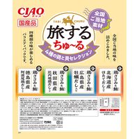 いなば CIAO チャオ 旅するちゅーる 4種の鶏と貝セレクション 国産 (6g×36本)3袋 ちゅ～る キャットフード 猫用 おやつ