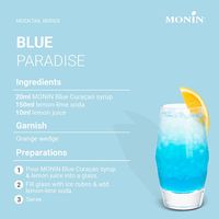 業務用 割り材 モナン ブルーキュラソウ・シロップ 700ml 1本 MONIN 割材 ドリンクベース フレーバーシロップ