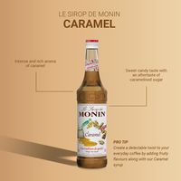 業務用 割り材 モナン キャラメル・シロップ 700ml 3本 MONIN 割材 ドリンクベース フレーバーシロップ