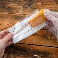 ヘッズ 和風ドットスイーツパック（茶）/クリア-2 WAB-OB2 1セット（1袋(100枚入)×10）