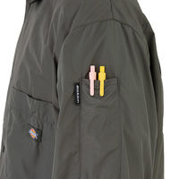 コーコス信岡 コーチジャケット L ブラック D-7510 1着（直送品）