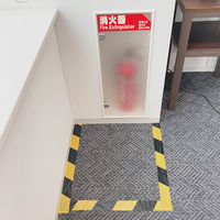 マクセル 再生PET養生用テープ 50mm×25m 危険表示用トラテープ No.349200-00-SS-50x25 1セット(1巻×5)